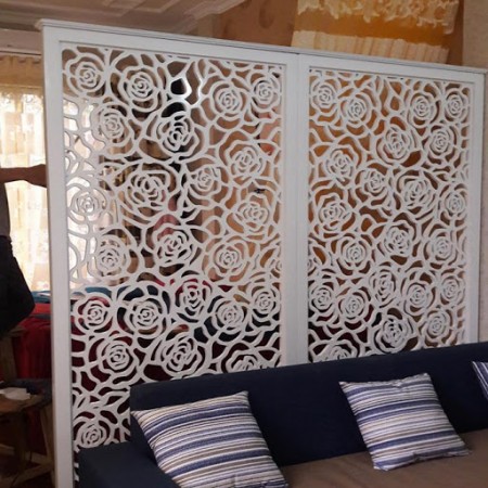 Cắt laser vách ngăn hoa văn