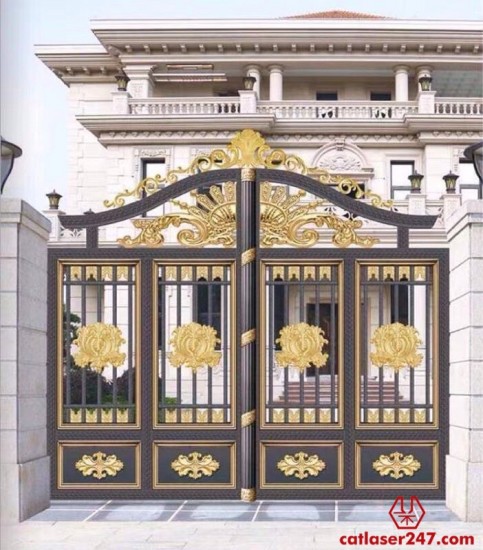 Cắt laser cổng hoa văn