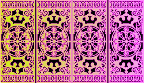 Cắt laser cổng hoa văn