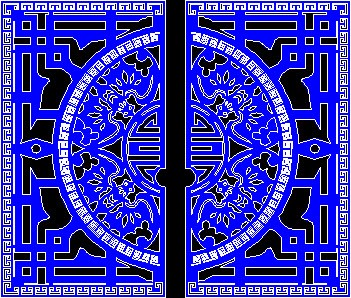 Mẫu cổng cắt laser hoa văn