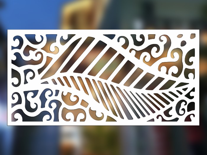 Vách ngăn hoa văn