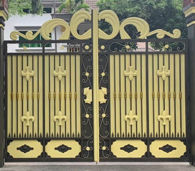 Mẫu cổng hoa văn cắt laser