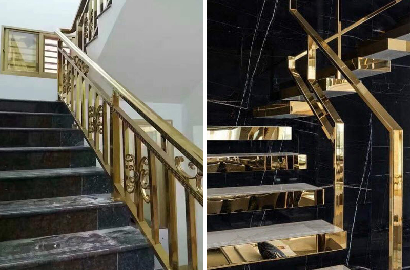 cau thang inox mau tai nghe an