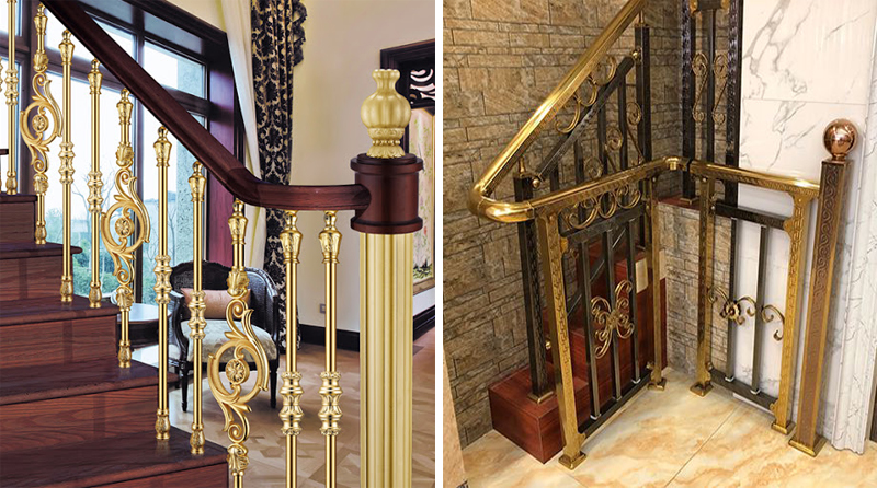 san pham cau thang inox mau